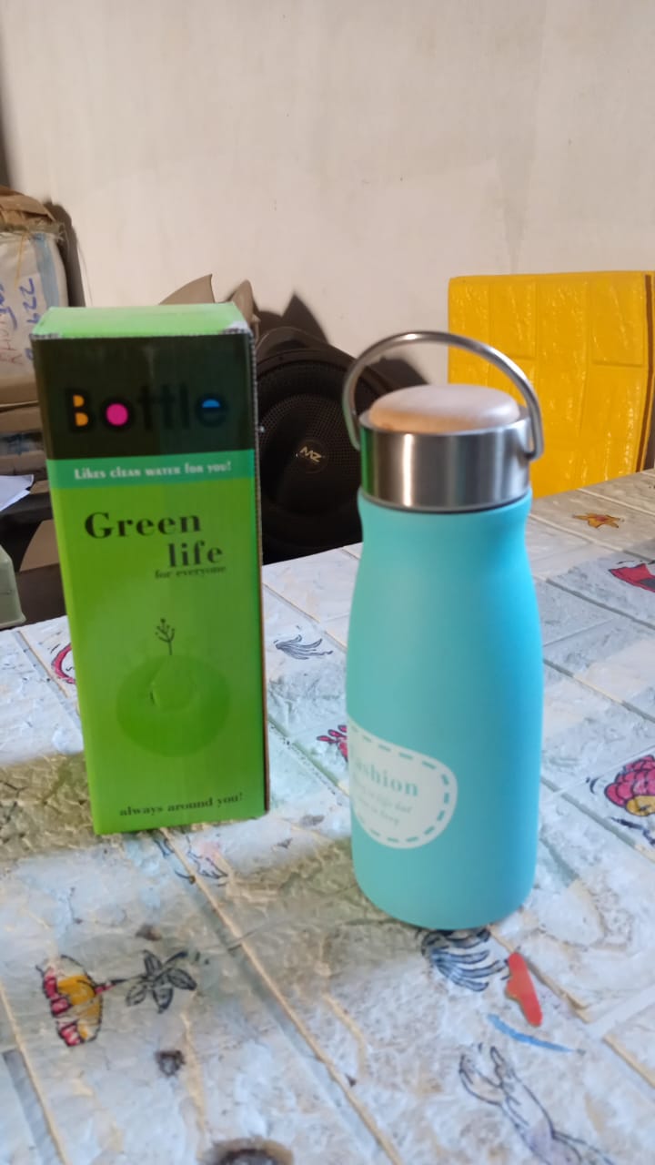0285 Stainless Steel Water Bottle With Handle, Fridge Water Bottle, Stainless Steel Water Bottle Leak Proof, Rust Proof, Hot & Cold Drinks, Gym Sipper BPA Free Food Grade Quality, Steel fridge Bottle For office/Gym/School (360 ML) 0285 Stainless Steel Water Bottle With Handle, Fridge Water Bottle, Stainless Steel Water Bottle Leak Proof, Rust Proof, Hot & Cold Drinks, Gym Sipper BPA Free Food Grade Quality, Steel fridge Bottle For office/Gym/School (360 ML)
